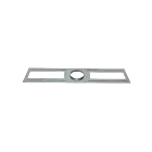 Ortech PLATE26-3A-L New Construction Plate Made Up of Galvanized Steel With Lip
