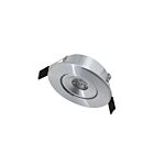 Ortech Puk-M2G 2W White and Satin Nickel LED Mini Puk Light CCT Selectable