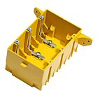 Ortech SGP03 Three Gang Non-Metallic Switch and Outlet Box