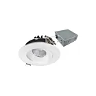 Ortech SLIM4DGR-5CCT 12W 4" Round Regress Anti-Glare Slim Gimbal Downlight CCT Selectable (3 Prongs)