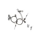 Ortech SUS-KITS-8FT 8' Suspending Kits (3pc/set) For OL4-ST8FT 347V