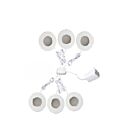 Lotus LED 6P-AD108-4K-D-H-WH 1W 1" White LED Puck Light (Pack of 6)