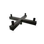 Eiko PA-4XBH-BK Low Profile Bullhorn, Four Tenons at 90° with End Caps