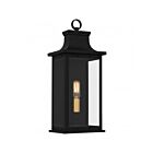 Quoizel Lighting ABY8407MBK 1-Light Matte Black 60W Abernathy Outdoor Lantern