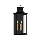 Quoizel Lighting ABY8409MBK 3-Lights Matte Black 180W Abernathy Outdoor Lantern