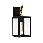 Quoizel Lighting ANC8406MBK Anchorage 1-Light 100W Matte Black Outdoor Lantern