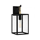 Quoizel Lighting ANC8407MBK Anchorage 1-Light 100W Matte Black Outdoor Lantern