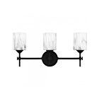 Quoizel Lighting Aria ARI8622MBK 3-Lights Matte Black 300W Vanity Light