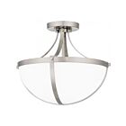 Quoizel Lighting ATB1714BN Antebellum 2-Lights 200W Brushed Nickel Semi Flush Mount