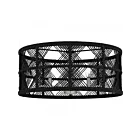 Quoizel Lighting AXF1722AN Axford 300W Antique Nickel Semi Flush Mount