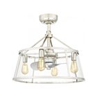 Quoizel Lighting Barlow BAW3122PK Polished Nickel 32W 22" Ceiling Fan