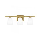 Quoizel Lighting BID8623AB Brindley 3-Lights 300W Aged Brass Vanity Light