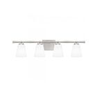 Quoizel Lighting Brindley BID8631BN 4-Lights Brushed Nickel 400W Vanity Light