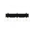 Quoizel Lighting BLI8630MBK Blanton 3-Lights 300W Matte Black Vanity Light