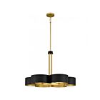 Quoizel Lighting Balsam BSM5028MBK 6-Lights 6100W Matte Black Chandelier