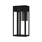 Quoizel Lighting BSW8407MBK Boswell 1-Light 60W Matte Black Outdoor Wall Lantern