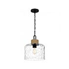 Quoizel Lighting Baltic BTC1512MBK 1-Light Matte Black 100W Mini Pendant
