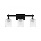 Quoizel Lighting BTH8622MBK Brenthouse 3-Lights 300W Matte Black Bath Light