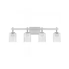 Quoizel Lighting BTH8631BN Brenthouse 4-Lights 400W Brushed Nickel Bath Light