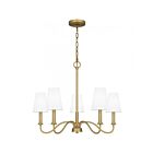 Quoizel Lighting BTY5026AB 5 Lights Aged Brass 300W Beatty Chandelier