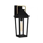 Quoizel Lighting BUK8407MBK Buckley 1-Light 60W Matte Black Outdoor Lantern