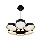 Quoizel Lighting BYS5026MBK Byrnes 56W Matte Black Chandelier