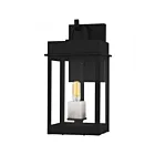 Quoizel Lighting CAM8407MBK Carmen 1-Light 60W Matte Black Outdoor Wall Lantern