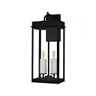 Quoizel Lighting CAM8409MBK Carmen 2-Lights 120W Matte Black Outdoor Wall Lantern