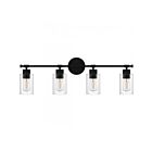 Quoizel Lighting CAP8632MBK 4 Lights Matte Black 400W Caputo Bath Light