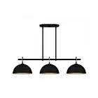 Quoizel Lighting CEO344MBK Cleo 3-Lights 300W Matte Black Chandelier