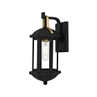 Quoizel Lighting CFD8406MBK Crestfield 1-Light 100W Matte Black Outdoor Wall Lantern