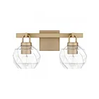 Quoizel Lighting CIA8616BGD Celina 2-Lights 200W Bronze Gold Bath Light