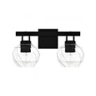 Quoizel Lighting CIA8616MBK Celina 2-Lights 200W Matte Black Bath Light