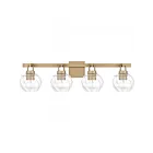 Quoizel Lighting CIA8632BGD Celina 4-Lights 400W Bronze Gold Bath Light