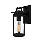 Quoizel Lighting CLI8406EK Clifton 1-Light 100W Earth Black Outdoor Lantern