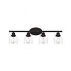 Quoizel Lighting Caverly CVL8631BX 4-Lights Bronze 400W Vanity Light