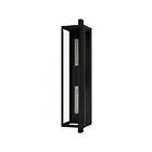 Quoizel Lighting DLE8407MBK Dale 2-Lights 200W Matte Black Outdoor Wall Lantern
