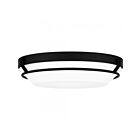 Quoizel Lighting DNB1616MBK Matte Black Dunbar Flush Mount