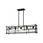 Quoizel Lighting Daphne DPN538MBK Matte Black 500W Island Light