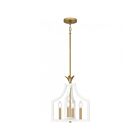 Quoizel Lighting DSL1814W Dusty Lane 4-Lights 240W Aged Brass Pendant