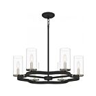 Quoizel Lighting Daverty DVY5026MB 6-Lights 660W Mottled Black Chandelier