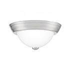 Quoizel Lighting ERW1611BN Erwin 1-Light 60W Brushed Nickel Flush Mount
