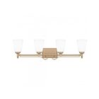 Quoizel Lighting Esther ESR8632BGD 4-Lights Bronze Gold 400W Vanity Light