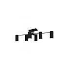 Quoizel Lighting FLD1750MBK Foreland 6-Lights 600W Matte Black Semi Flush Mount