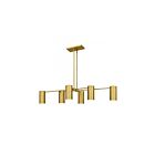 Quoizel Lighting FLD650BRG Foreland 6-Lights 600W Brushed Gold Chandelier