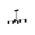 Quoizel Lighting FLD650MBK Foreland 6-Lights 600W Matte Black Chandelier