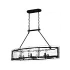Quoizel Lighting Fortress FTS638EK Earth Black 360W Island Light