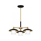Quoizel Lighting Fayette FYT5124EK 3-Lights 360W Earth Black Chandelier