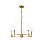 Quoizel Lighting GCN5026AB 5 Lights Aged Brass 300W Gretchen Chandelier