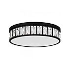 Quoizel Lighting GIB1615MBK Matte Black Gibson Flush Mount